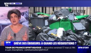 Natacha Pommet (CGT Services publics): Il y a "des poubelles dans la ville de Paris" mais aussi face à ça "la santé et la vie des agents qui les ramassent"