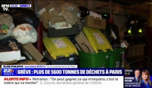 Grève des éboueurs: plus de 5600 tonnes de déchets s'amoncellent à Paris