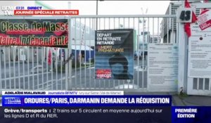 Retraites: l'incinérateur d'Ivry-sur-Seine, qui traite les déchets de 12 arrondissements de Paris, bloqué au moins jusqu'au 20 mars