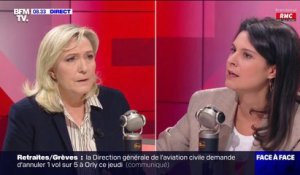 Carrières longues: Marine Le Pen dénonce "un énorme mensonge de la Macronie et de LR"