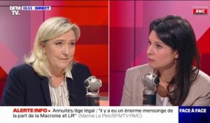 Marine Le Pen sur Eric Zemmour: "Lorsque vous écrivez un livre de règlements de comptes, ça s'appelle un testament"