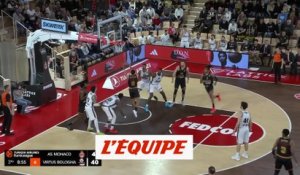 Les 21 points d'Okobo contre le Virtus Bologne - Basket - Euroligue (H) - Monaco