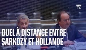 Nicolas Sarkozy et François Hollande se livrent un nouveau duel à distance à l'Assemblée nationale