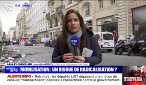 Retraites: la manifestation de jeudi dernier a laissé des traces dans le 8ème arrondissement de Paris