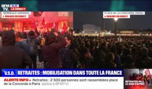 Bordeaux: le cortège de plusieurs centaines de manifestants arrive devant la gare