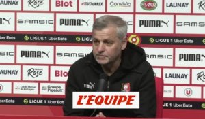 Genesio, avant le match contre le PSG : « Pas inquiet » - Foot - L1 - Rennes