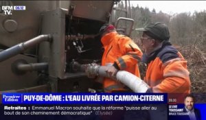 Face à la sécheresse, l'eau est livrée par camion-citerne dans plusieurs villages du Puy-de-Dôme