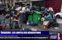 Paris: les poubelles continuent de s'accumuler malgré les réquisitions des éboueurs