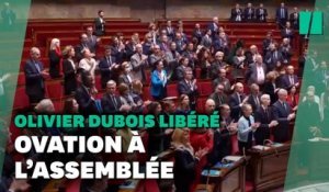 Le journaliste Olivier Dubois libéré, standing ovation à l'Assemblée nationale