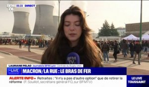 Retraites: la centrale nucléaire de Bugey bloquée par les salariés en grève
