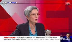 Sandrine Rousseau (EELV): "On va avoir Emmanuel Macron, le monarque républicain, qui va recevoir Charles III, pendant que le peuple est en train de manifester"
