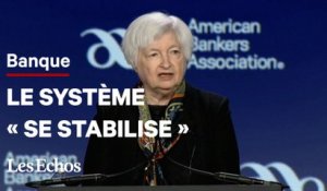 Le système bancaire américain « se stabilise », selon Janet Yellen