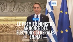 Grèce : après la catastrophe ferroviaire, le Premier ministre annonce des élections en mai