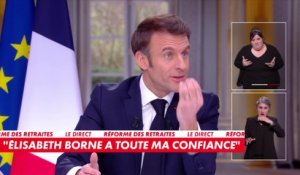 Emmanuel Macron : «Elisabeth Borne a toute ma confiance»