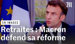 Macron réagit à la contestation contre la réforme des retraites