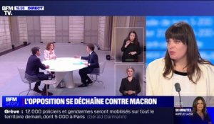 Alma Dufour: Emmanuel Macron fait sa réforme des retraites pour "continuer à supprimer des impôts pour les grandes entreprises"