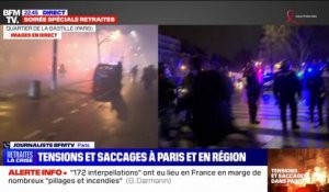 Paris: des fortes tensions en cours dans le quartier de la Bastille