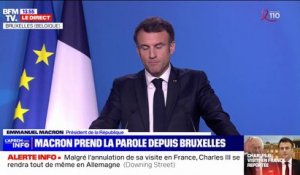 Emmanuel Macron sur la souveraineté énergétique de l'UE: "Nous avons maintenant à utiliser nos capacités d'achat conjointes pour préparer l'automne et l'hiver prochain"