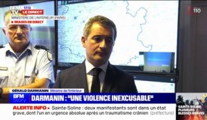 Sainte-Soline: 15 personnes ont été interpellées depuis hier, dont 12 toujours en garde à vue, affirme Gérald Darmanin