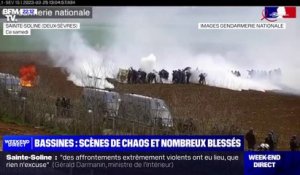 Sainte-Soline: les images impressionnantes de la confrontation entre les manifestants et les gendarmes