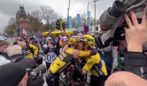 Gand-Wevelgem - Christophe Laporte devant Wout Van Aert... la domination de l'équipe Jumbo-Visma sur Gand-Wevelgem !