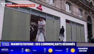 Retraites: les commerçants parisiens redoutent des dégradations lors de cette nouvelle journée de mobilisation