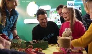 Visite en Ukraine de l'acteur britannique Orlando Bloom