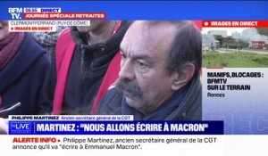 Retraites: pour Philippe Martinez, la mobilisation "ne faiblit pas"