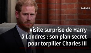 Visite surprise de Harry à Londres : son plan secret pour torpiller Charles III