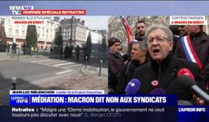 Jean-Luc Mélenchon (LFI) réclame que les manifestants "fassent preuve de sang-froid et de volonté d'action pacifiste"
