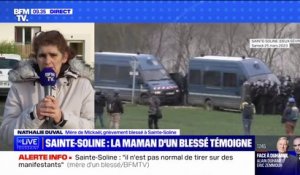 Nathalie Duval, mère d'un blessé grave à Sainte-Soline: "Ce n'est pas normal de tirer sur les manifestants"