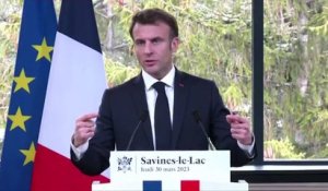 "Plan eau" : le discours d'Emmanuel Macron en intégralité