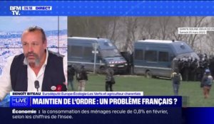 Sainte-Soline: "Je suis hanté par des images de jeunes sévèrement amochés" affirme Benoît Biteau, eurodéputé EELV