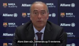 Barça - Yuste sur Messi : "Bien sûr, j'aimerais qu'il revienne"