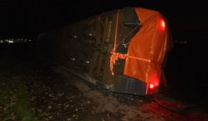 Tempête Mathis : deux trains déraillent en Suisse et deux personnes tuées en France