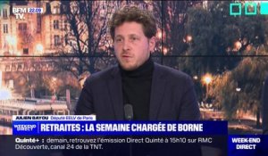 Dialogue avec Élisabeth Borne: "Ce serait faux-cul d'y aller en voulant parler d'autre chose" que la réforme des retraites, affirme Julien Bayou (EELV)