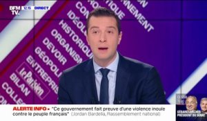 Jordan Bardella: "Il n'y aurait pas eu Sainte-Soline avec nous parce-que les milices d'ultragauche auraient été dissoutes"