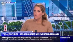 Sécurité: passe d'armes entre Jean-Luc Mélenchon et Gérald Darmanin