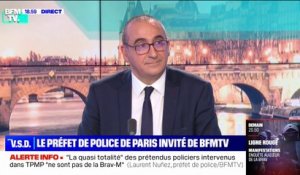 Laurent Nuñez: "Sur les 6 derniers mois, la délinquance a plutôt baissé à Paris"