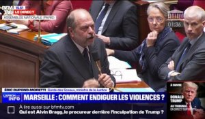 Éric Dupond-Moretti, ministre de la Justice, sur les violences à Marseille: " Le ministre de l'Intérieur et moi-même nous agissons"