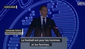 International - Čeferin veut encore développer le foot féminin : "Une révolution est en marche"