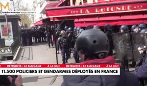 Paris : tensions autour de la Rotonde, l'un des QG d'Emmanuel Macron