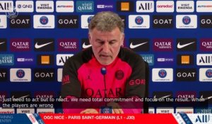 Replay : Conférence de presse de Christophe Galtier avant Nice - Paris Saint-Germain