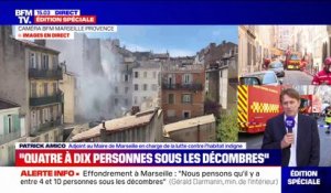 Effondrement à Marseille: "Ces immeubles ne posaient aucun problème particulier", affirme Patrick Amico, adjoint au maire