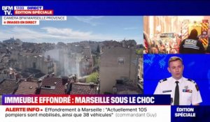 Immeuble effondré à Marseille:"Le feu [sous les décombres] est en train de baisser en intensité", affirme Arnaud Wilm, porte-parole de la sécurité civile