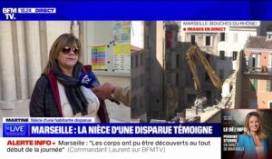 "L'espoir de la retrouver vivante est infime": la nièce d'une disparue de l'immeuble effondré à Marseille témoigne