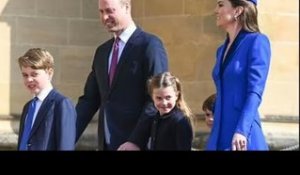 Le prince George a l'air pimpant en costume pour le service de Pâques alors qu'il se prépare pour le