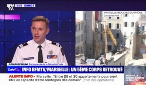 Immeubles effondrés à Marseille: la 5e victime localisée "n'a pas encore été sortie des décombres", affirme Arnaud Wilm, porte-parole de la Sécurité civile