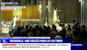 Marseille: environ 300 personnes rassemblées pour la messe en hommage aux victimes des immeubles effondrés