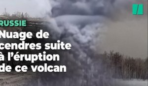 Russie : ce volcan entre en éruption et projette un immense nuage de cendres